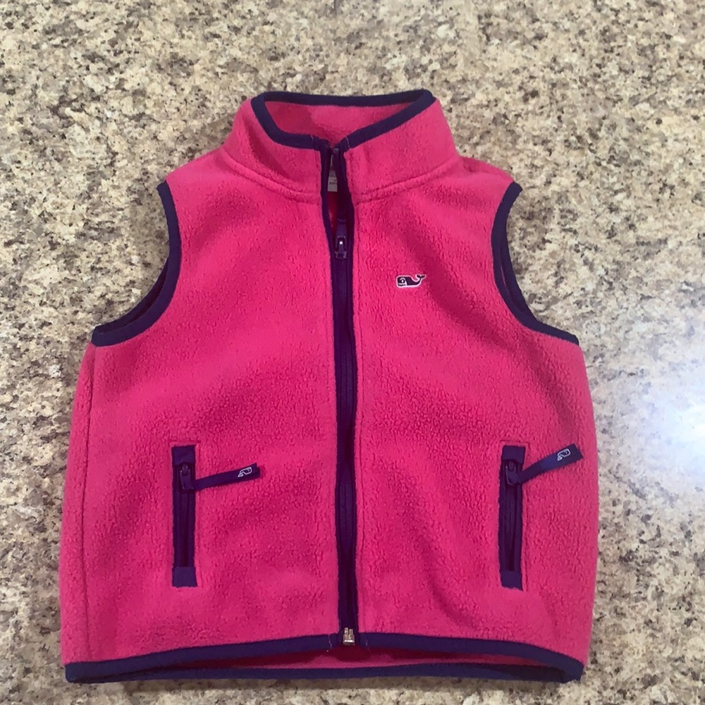 Vineyard vines girls winter fleece vest